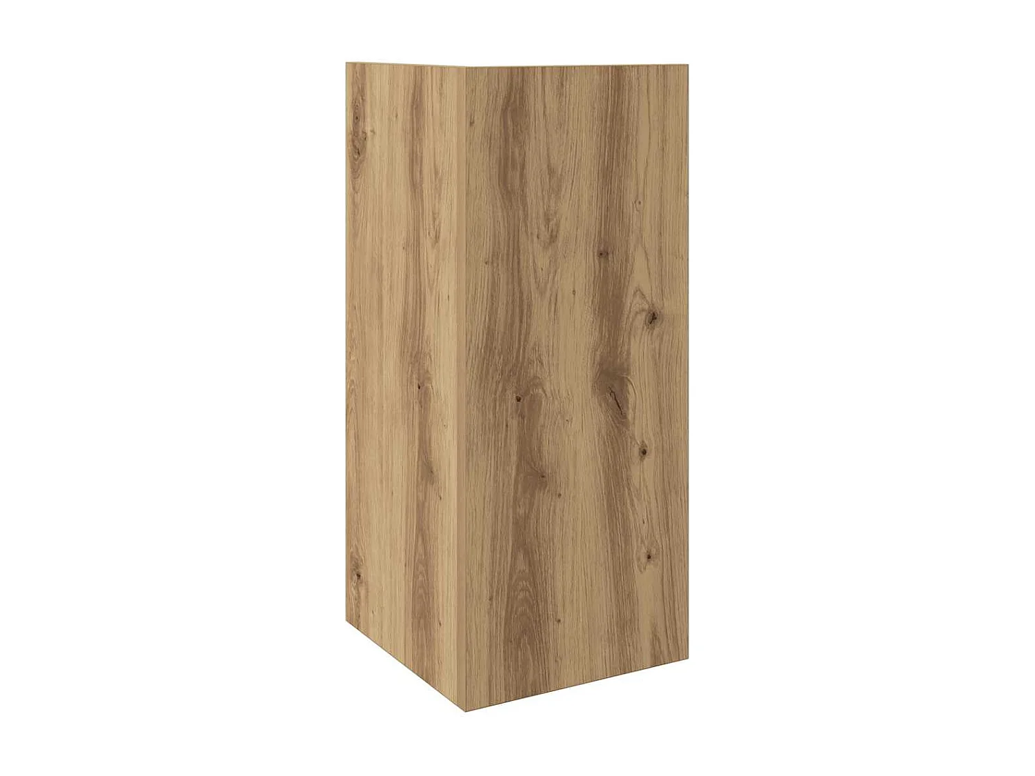 Mesa auxiliar con estante roble artisan 25,5x27x60 cm