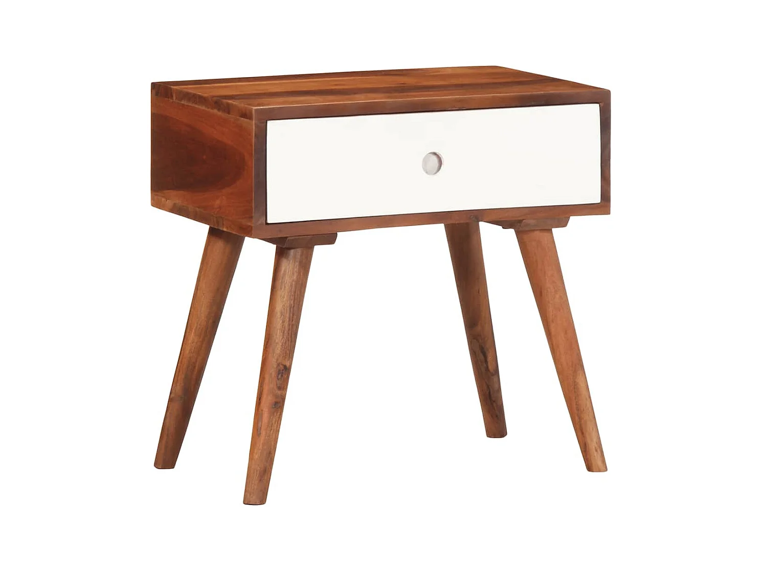 Table d'appoint 45x30x45 cm bois massif d'acacia