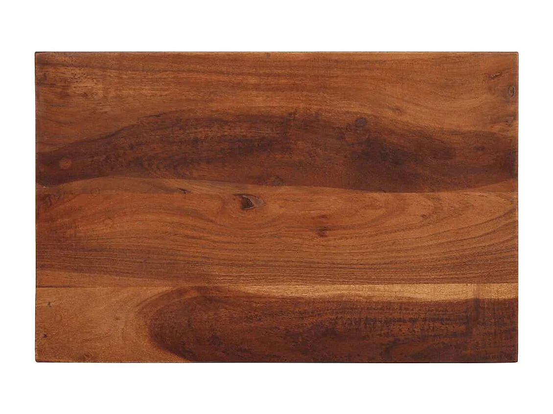 Mesa auxiliar madera maciza acacia 45x30x45 cm