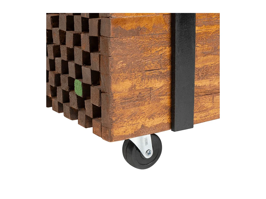 Table d'appoint en teck 60 x 60 x 38 cm