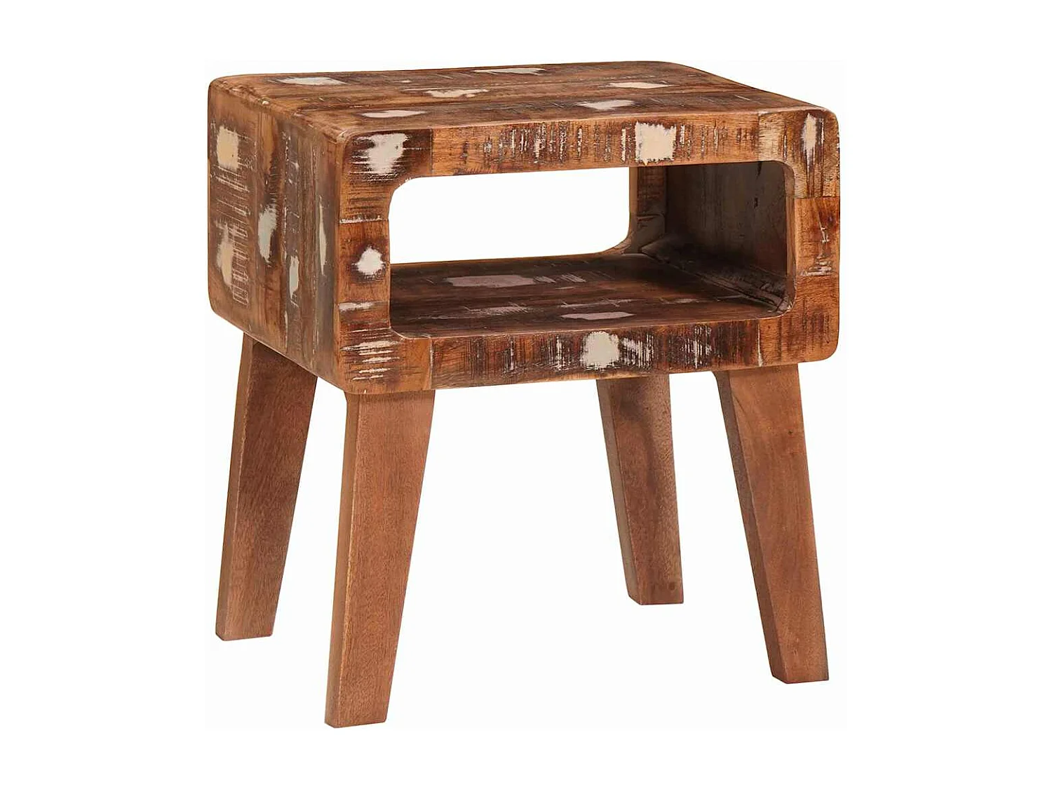 Tables d'appoint Multicolore bois de récupération massif