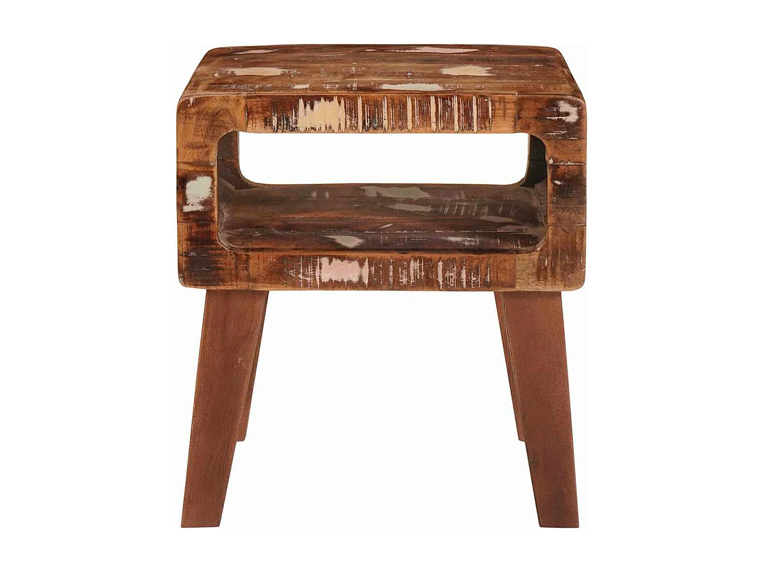 Tables d'appoint Multicolore bois de récupération massif