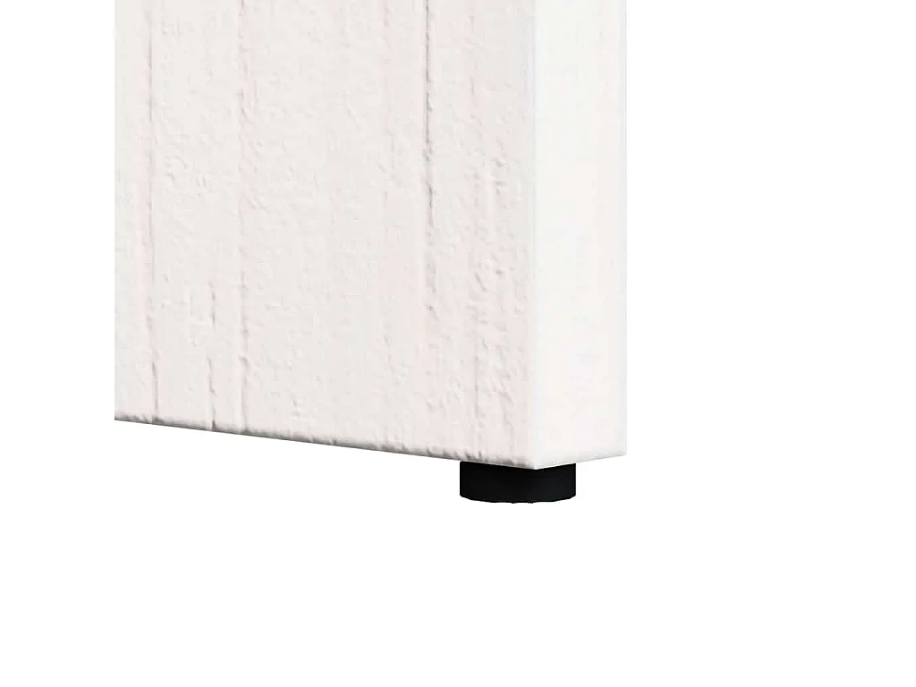 Mesa Lateral Branco 50 x 40 x 50 cm Madeira de pinho maciça