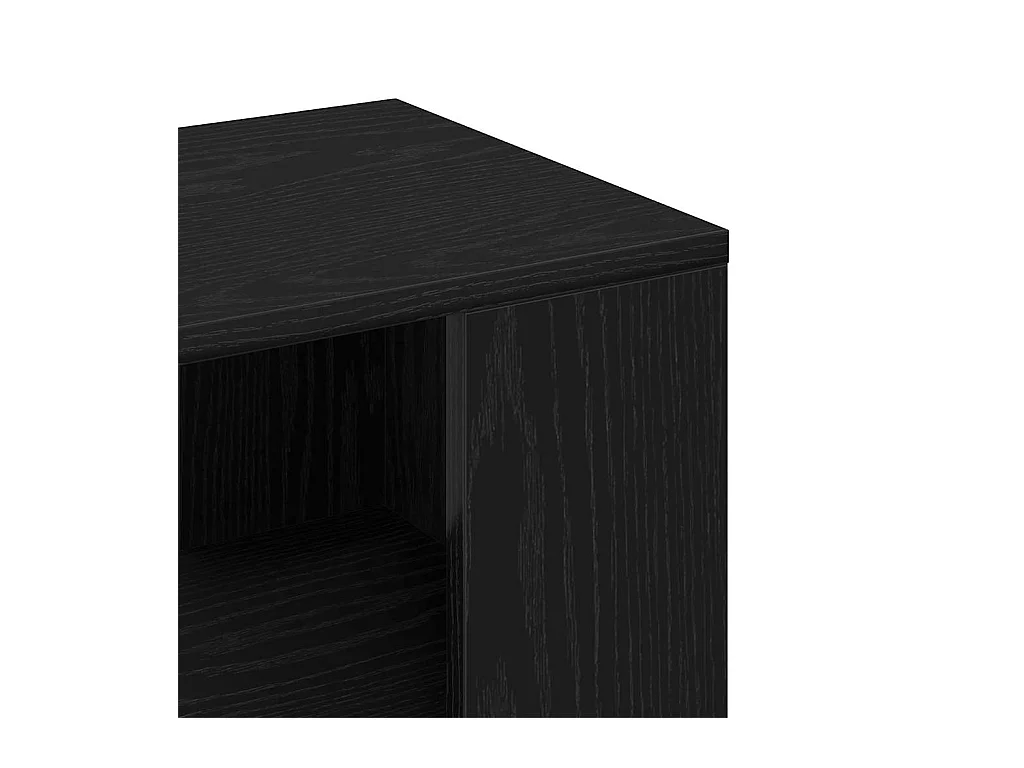 Table d'appoint Chêne noir 36 x 30 x 56 cm Bois d'ingénierie