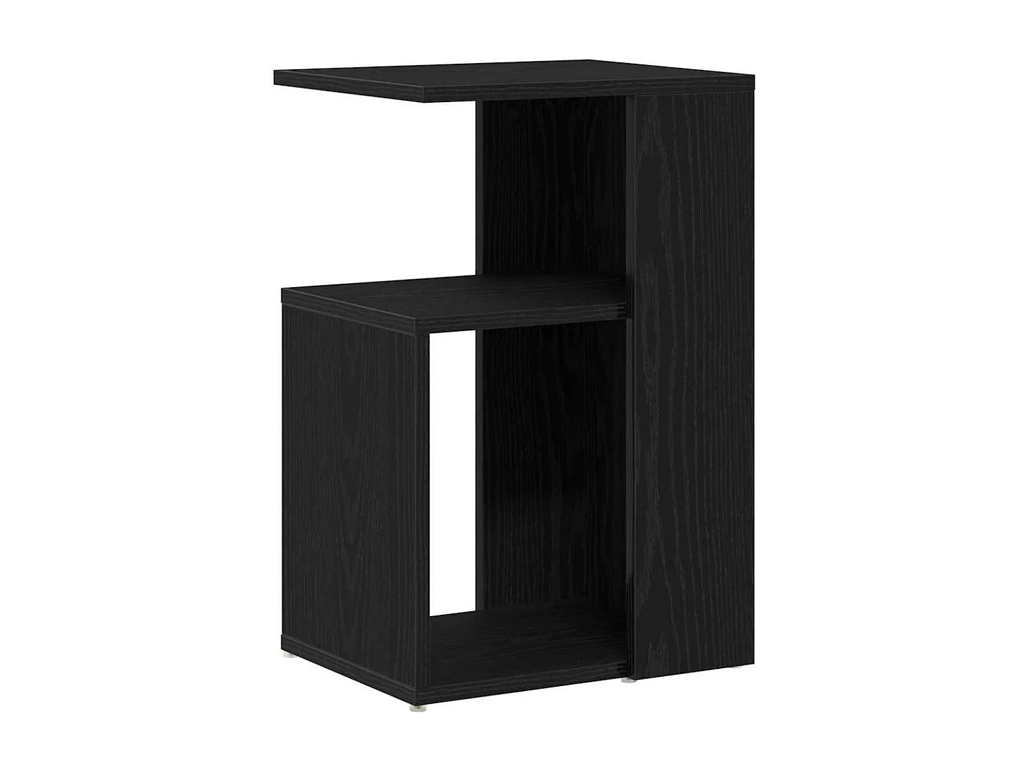 Mesa lateral Roble negro 36 x 30 x 56 cm Madera contrachapada