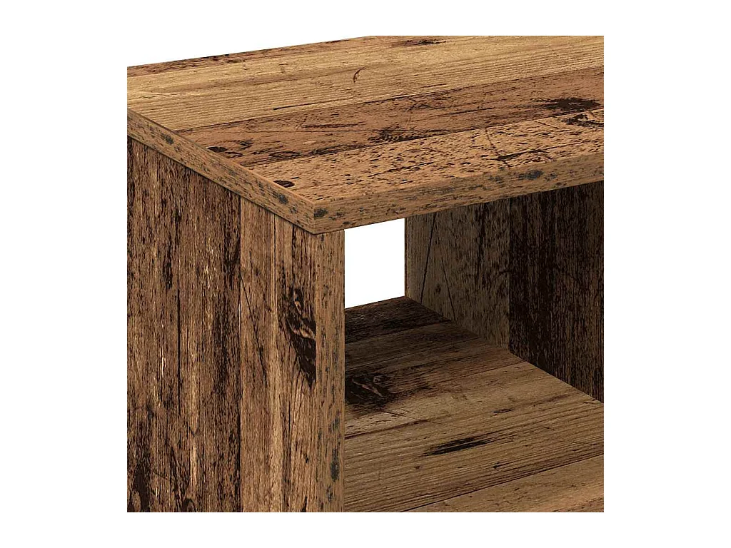 Table d'appoint Bois ancien 50 x 30 x 55 cm Bois d'ingénierie