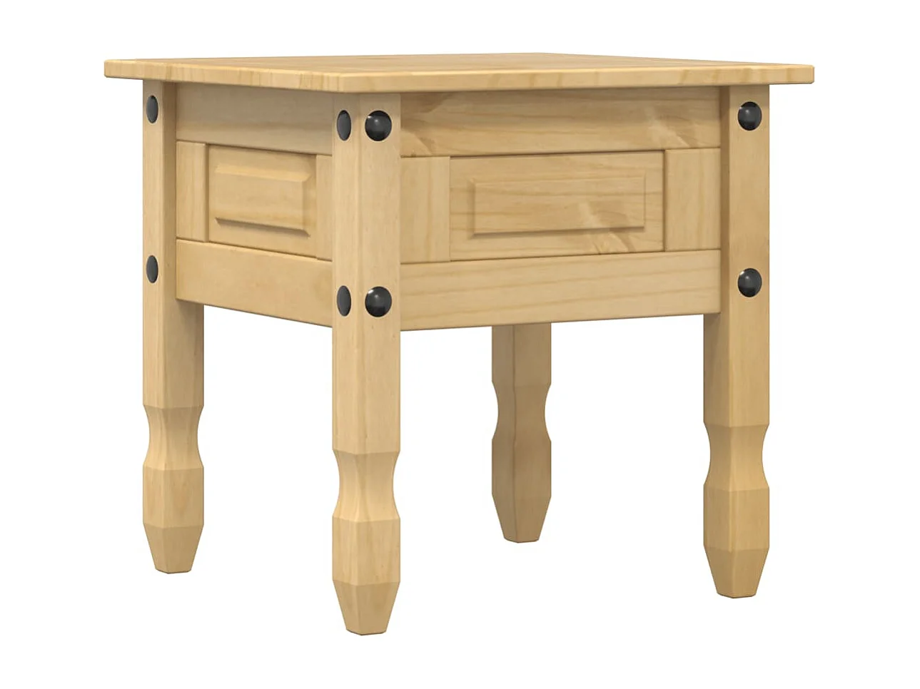 Mesa de apoio Corona 50x50x50 cm madeira de pinho maciça