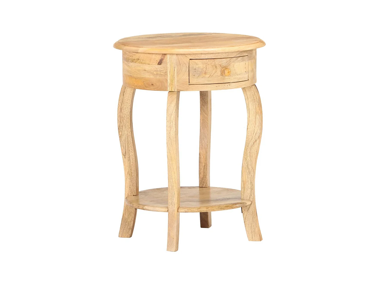 Table d'appoint 37x37x61 cm Bois de manguier massif