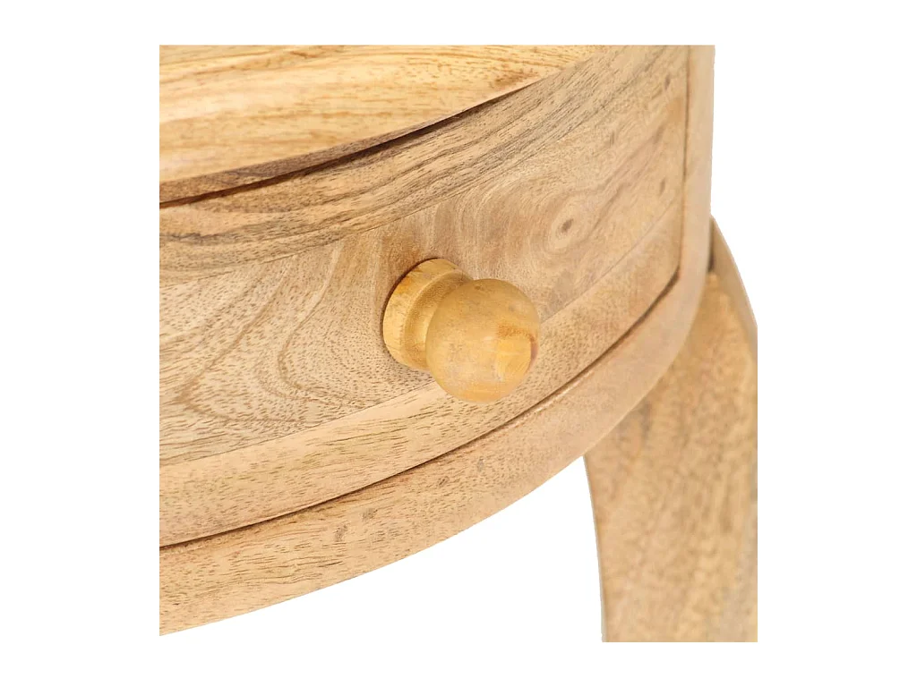 Table d'appoint 37x37x61 cm Bois de manguier massif