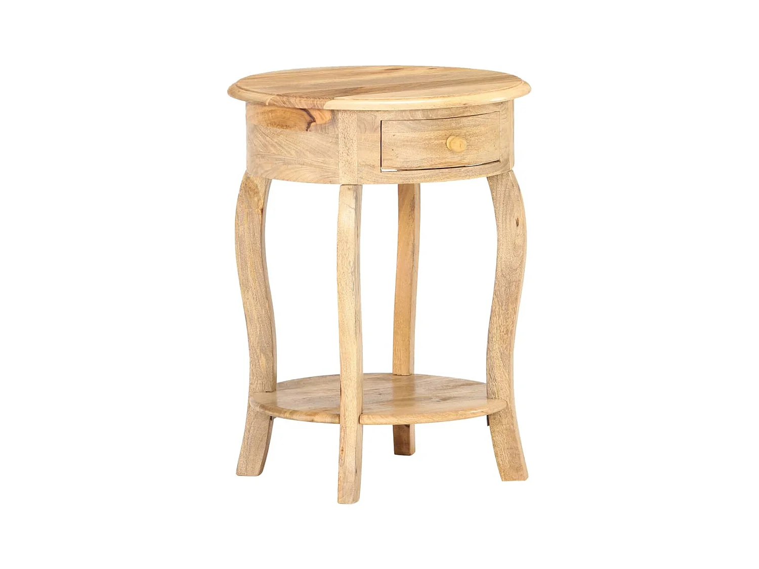 Table d'appoint 37x37x61 cm Bois de manguier massif
