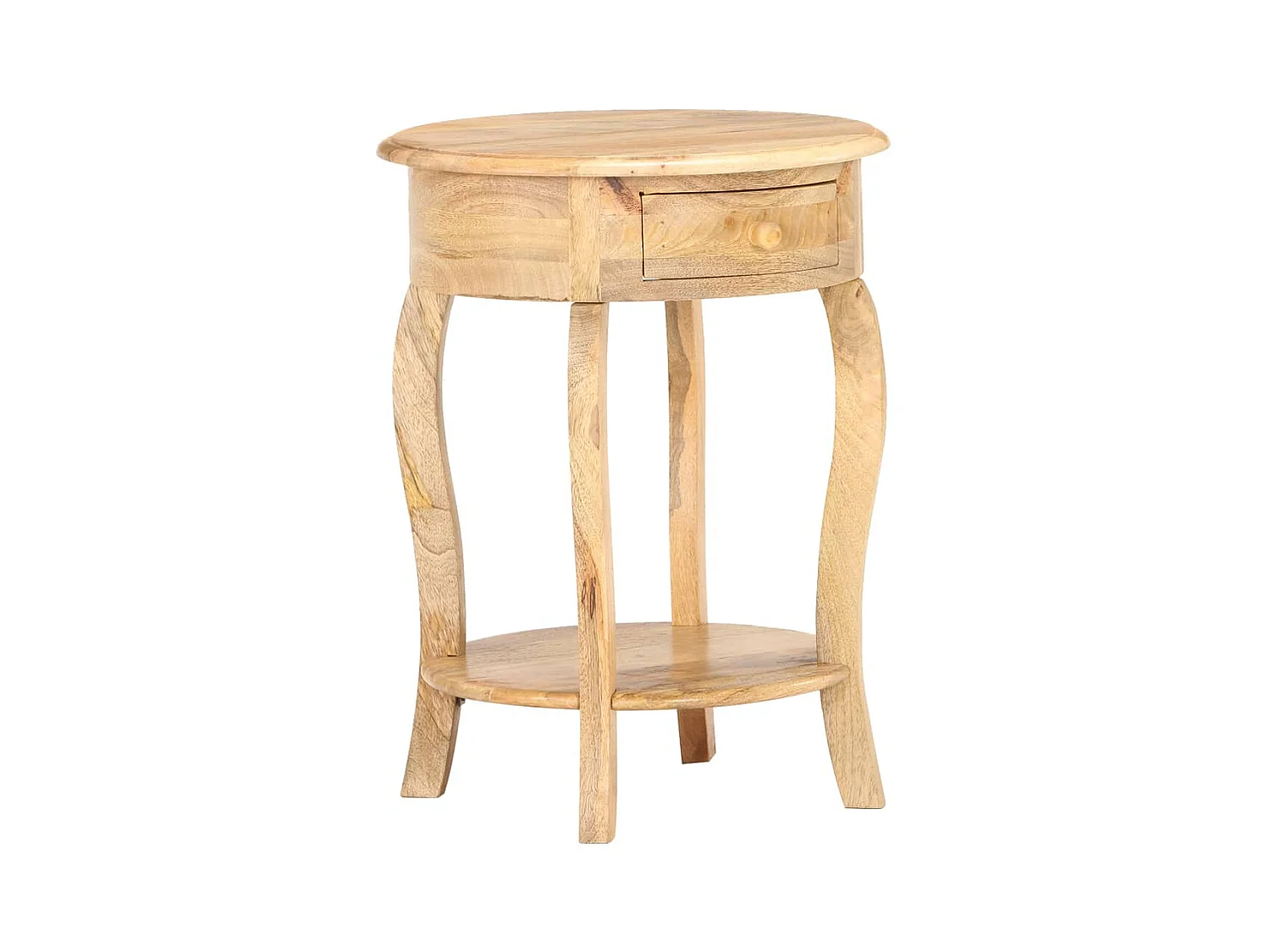 Table d'appoint 37x37x61 cm Bois de manguier massif