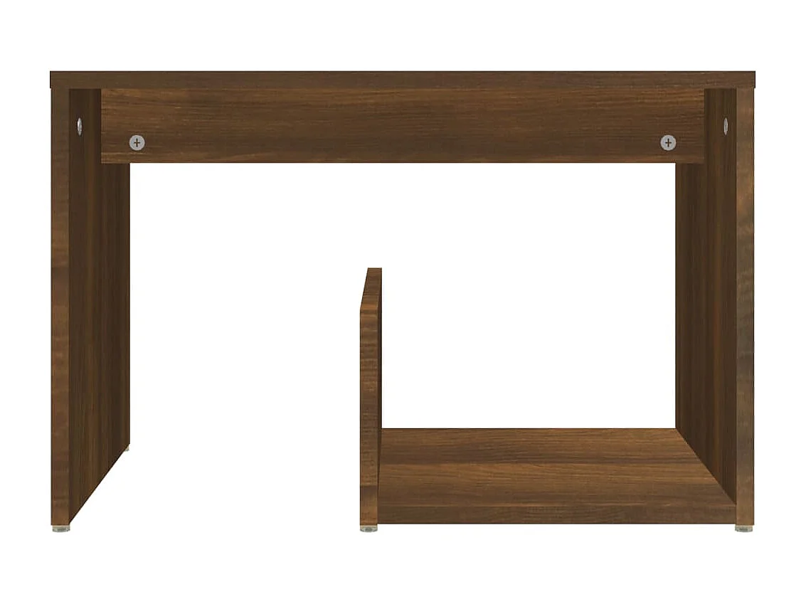 Table d'appoint Chêne marron 59x36x38 cm Bois d'ingénierie