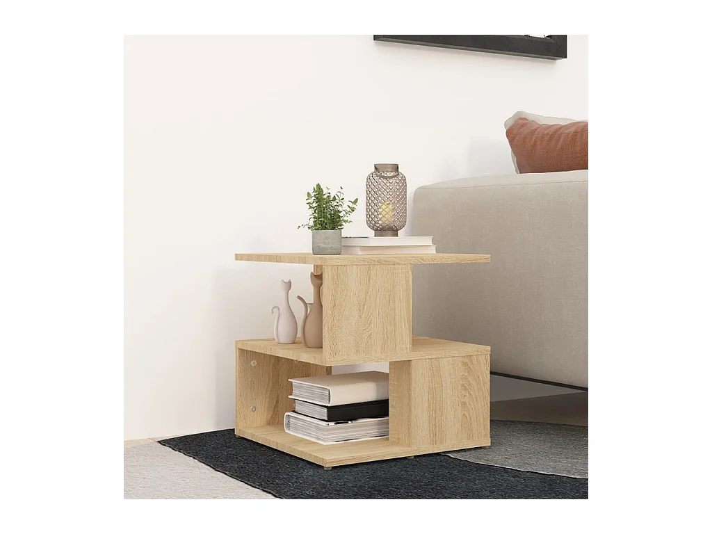 Table d'appoint Chêne sonoma 40x40x40 cm Aggloméré