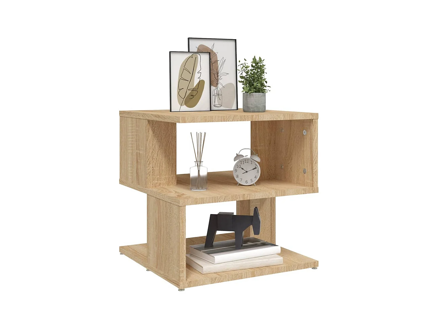 Table d'appoint Chêne sonoma 40x40x40 cm Aggloméré