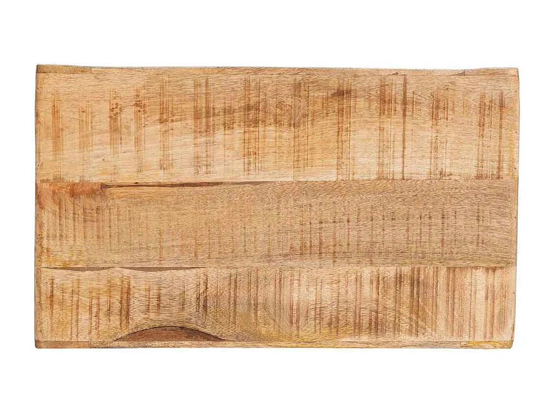 Table d'appoint Marron 60 x 35 x 45 cm bois de manguier massif