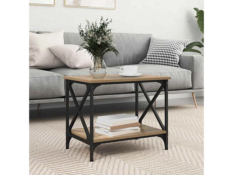 Mesa lateral Roble artisan