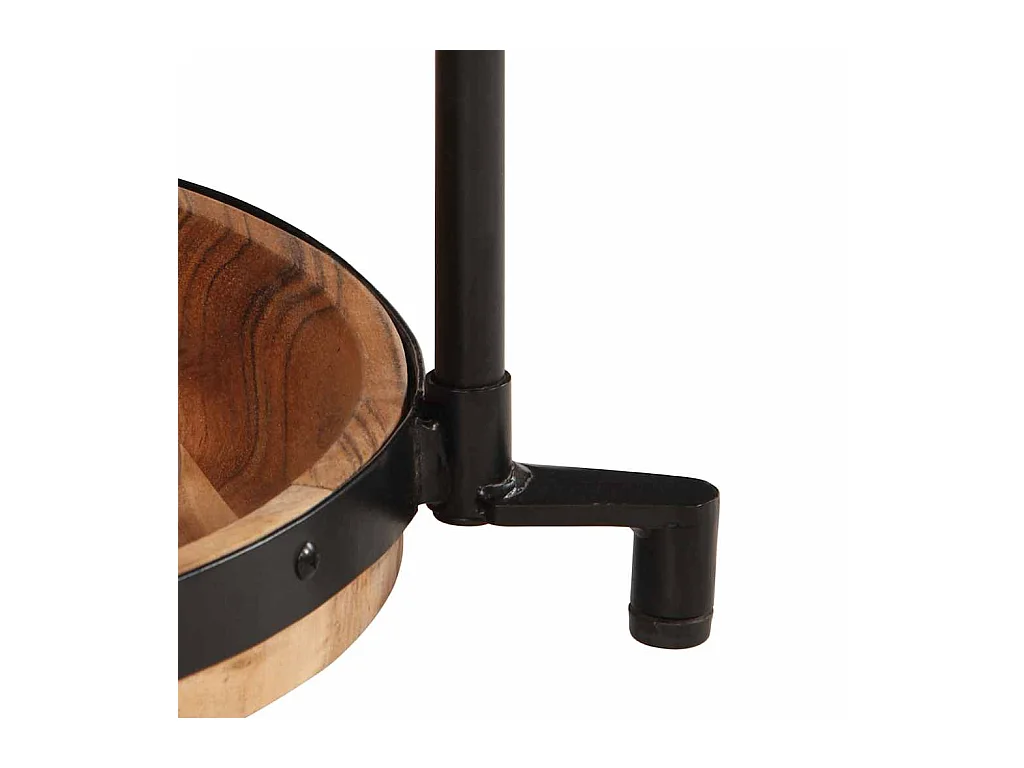 Table d'appoint Ø55x60 cm bois massif d'acacia