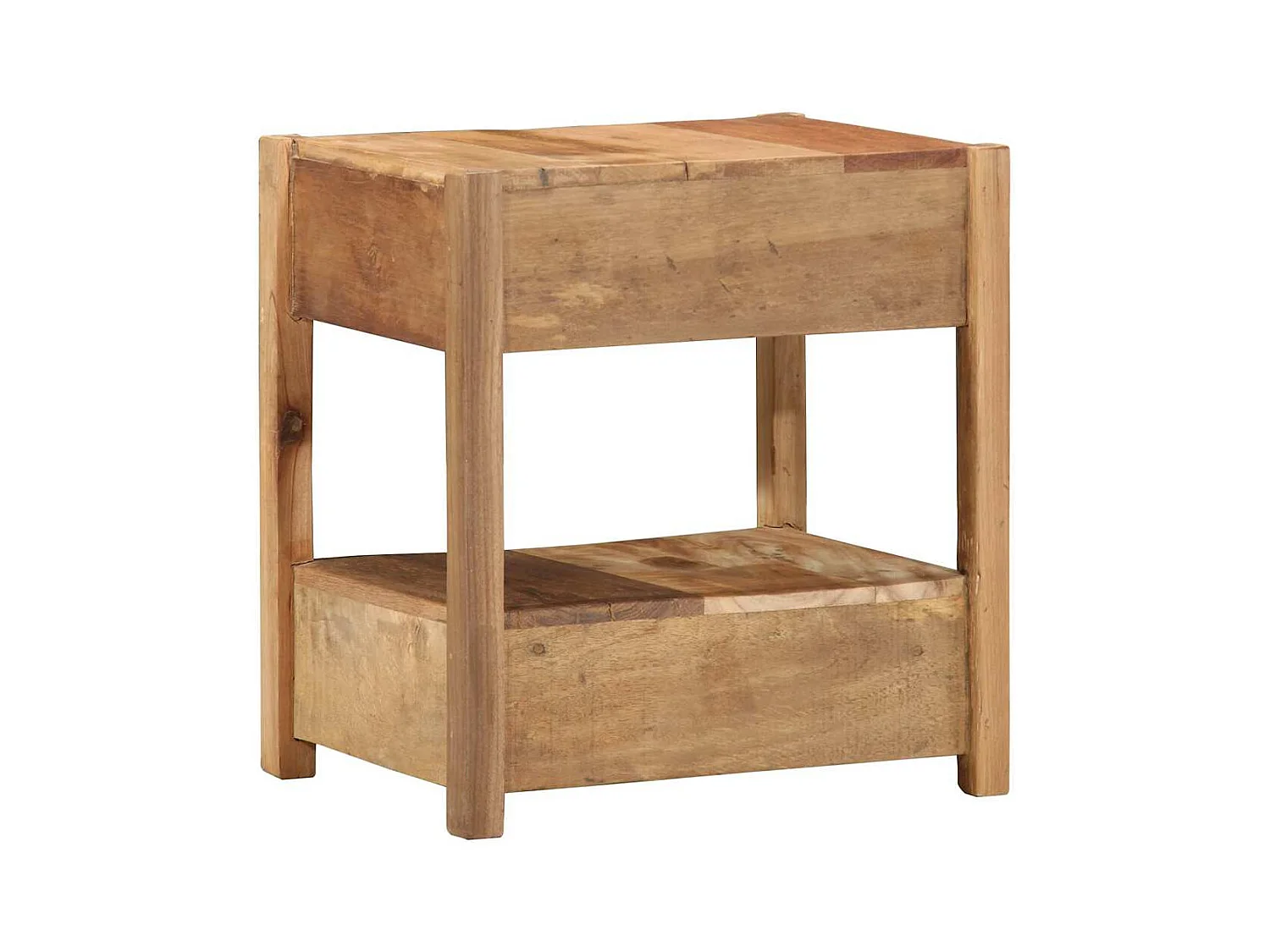 Table d'appoint avec tiroir Marron 43 x 32 x 46 cm