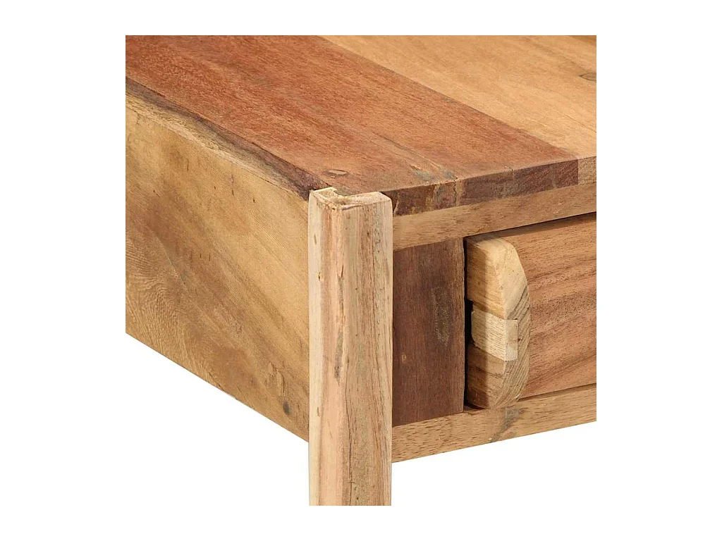 Table d'appoint avec tiroir Marron 43 x 32 x 46 cm