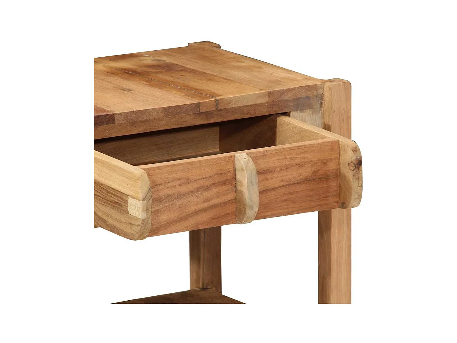 Table d'appoint avec tiroir Marron 43 x 32 x 46 cm