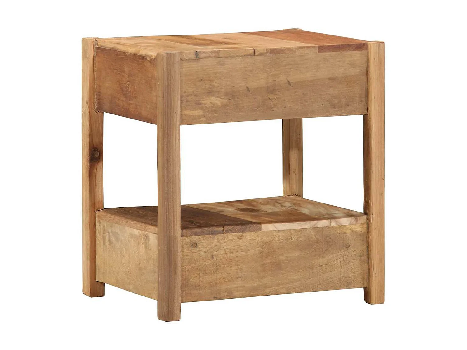 Mesa lateral Marrón 43 x 32 x 46 cm Madera maciza recuperada