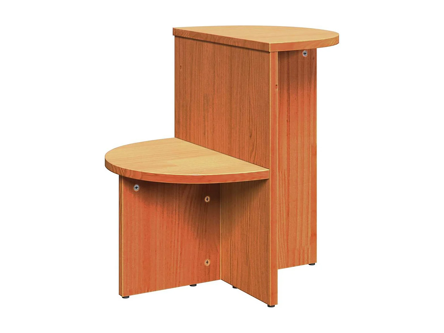 Table d'appoint Marron cire 50 x 40 x 50 cm Bois massif en pin