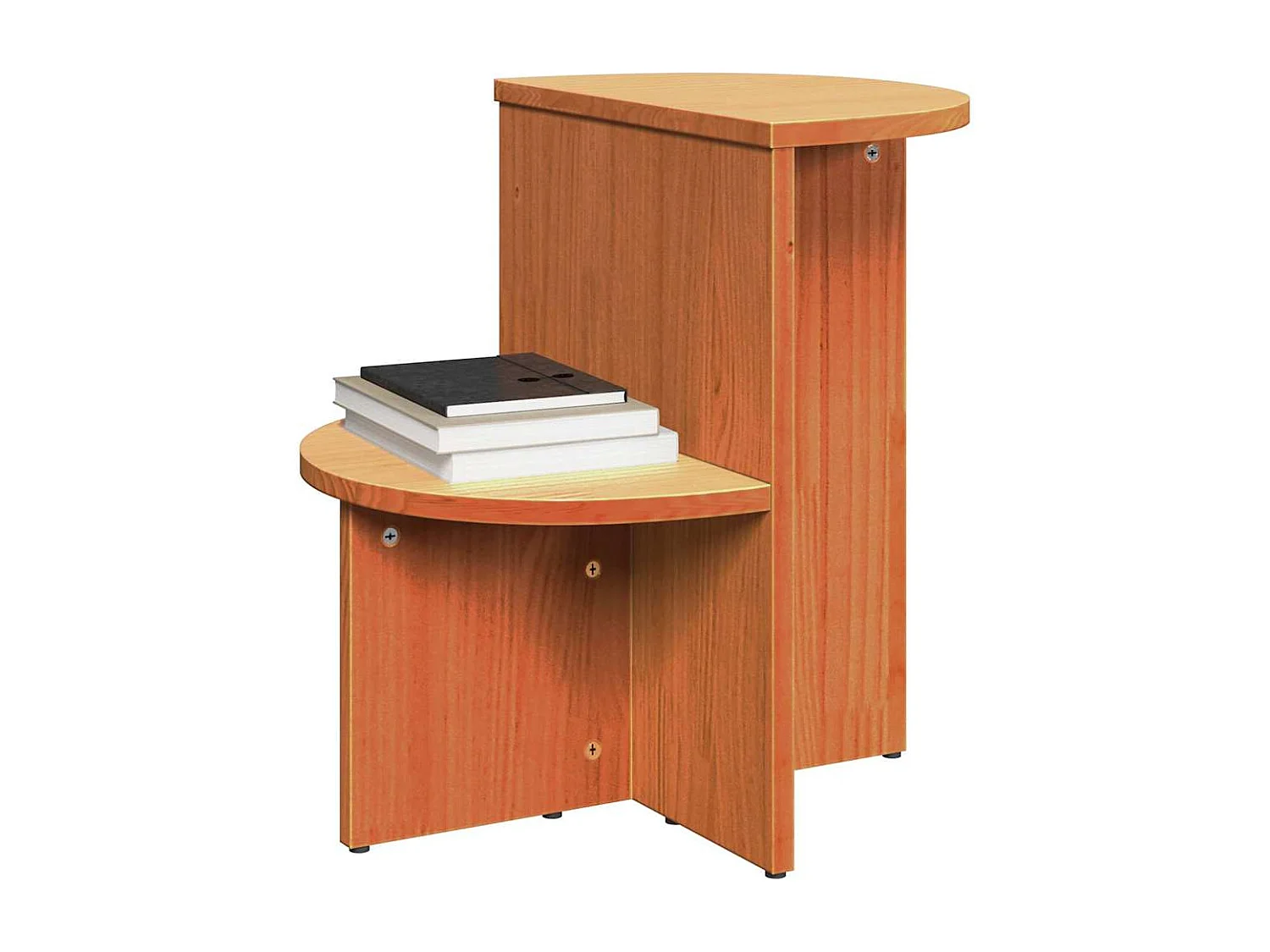 Table d'appoint Marron cire 50 x 40 x 50 cm Bois massif en pin