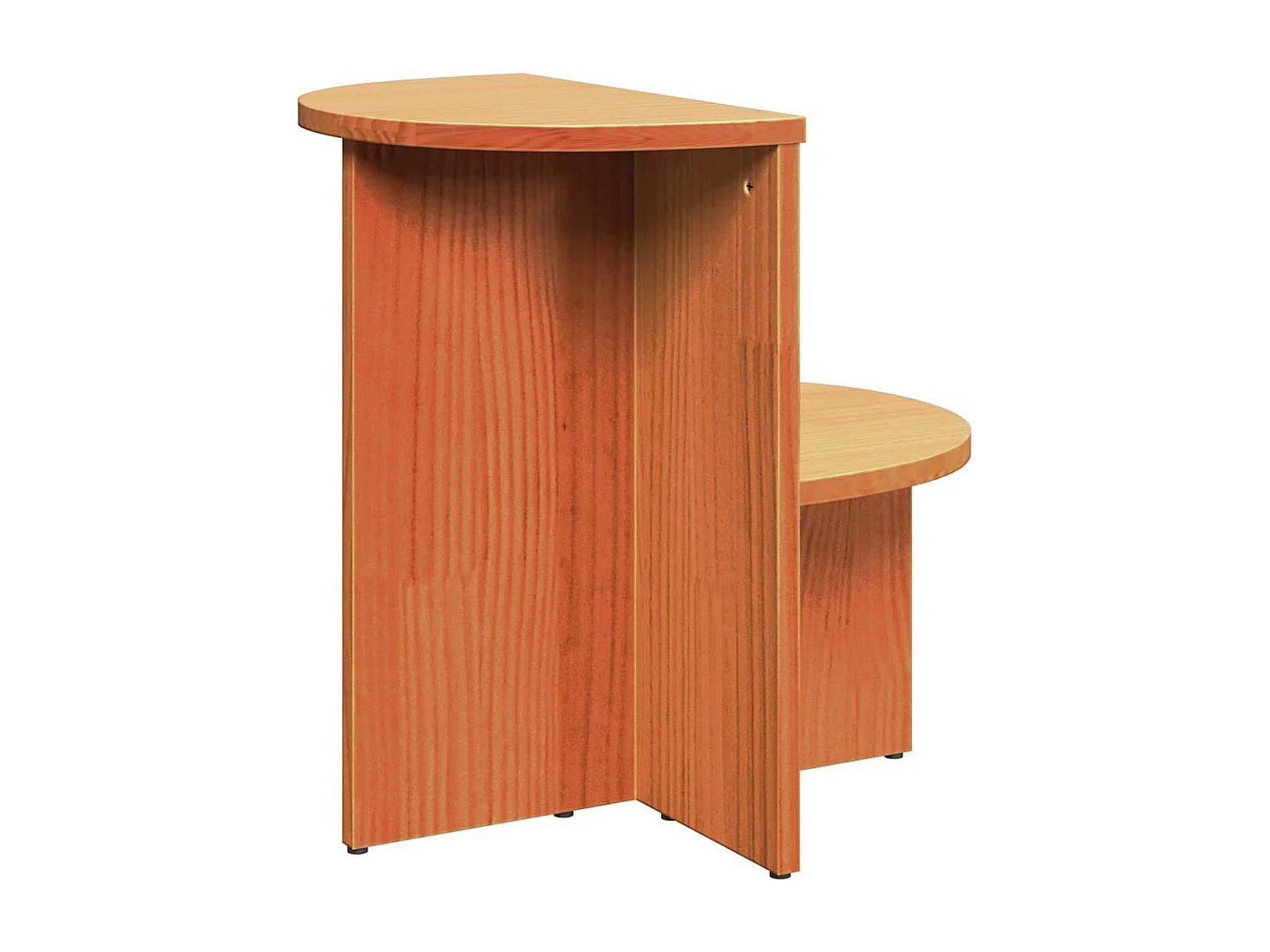 Table d'appoint Marron cire 50 x 40 x 50 cm Bois massif en pin