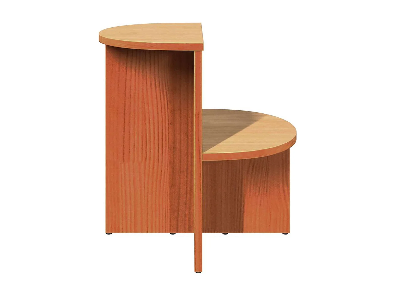Table d'appoint Marron cire 50 x 40 x 50 cm Bois massif en pin