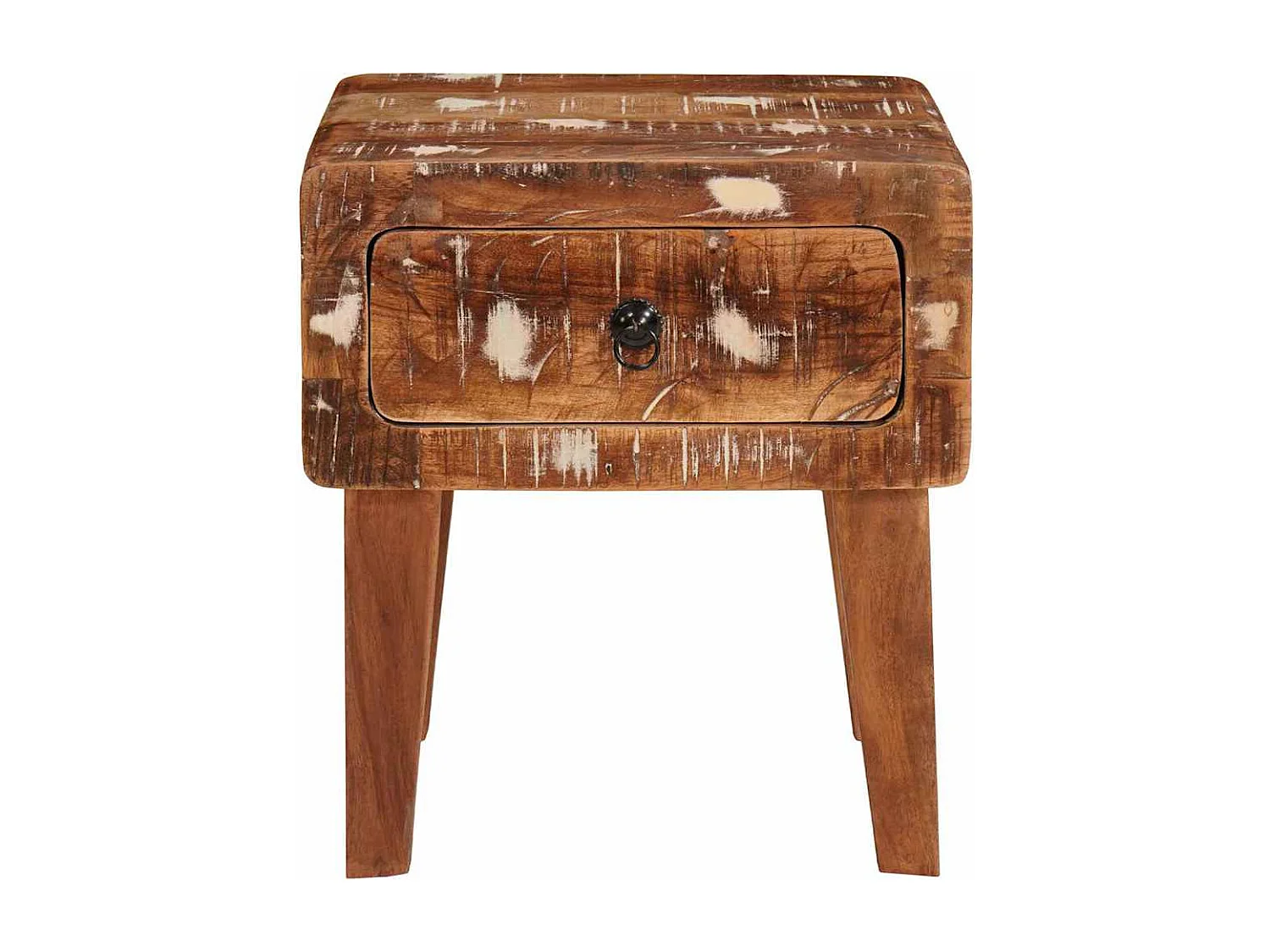 Tables d'appoint Multicolore bois de récupération massif