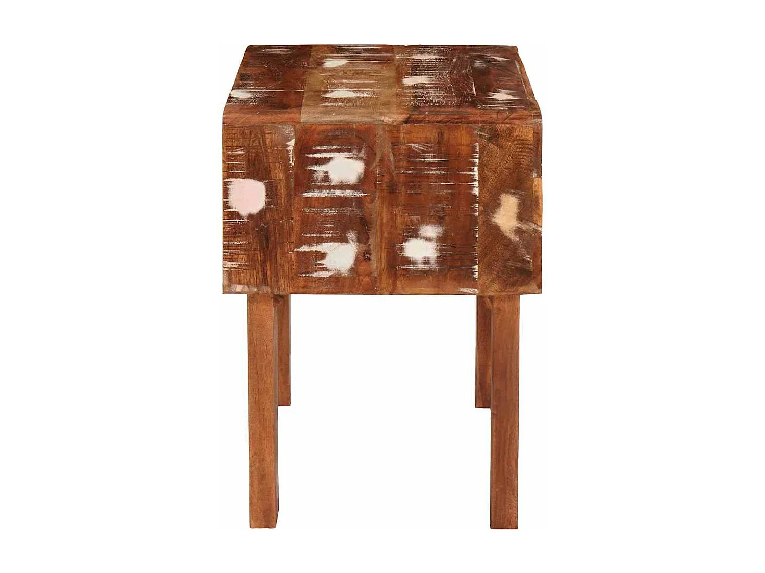 Tables d'appoint Multicolore bois de récupération massif