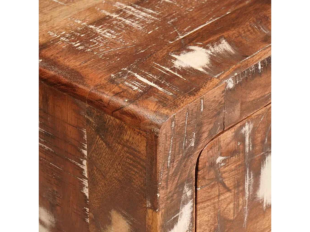 Tables d'appoint Multicolore bois de récupération massif