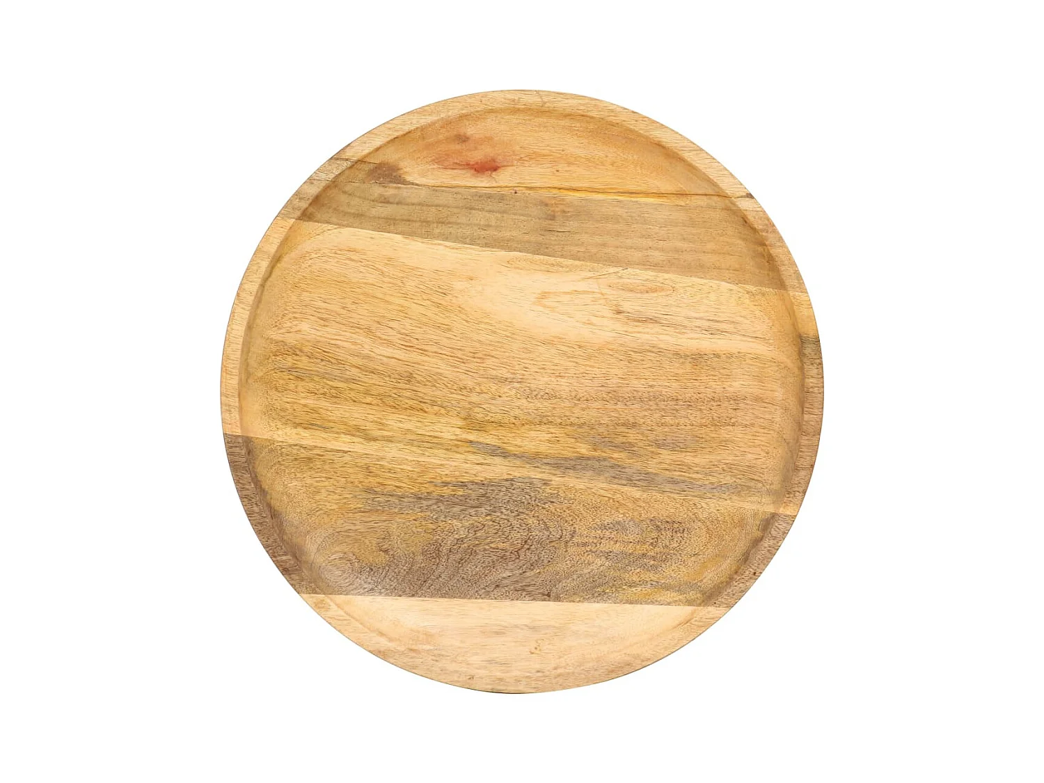 Table d'appoint ronde 43x43x66 cm Bois de manguier massif