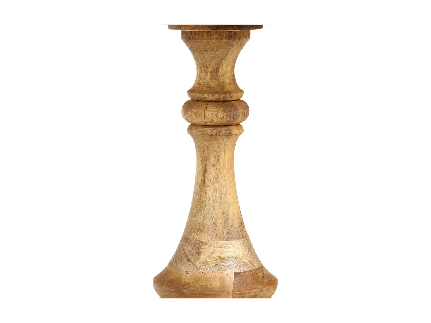 Table d'appoint ronde 43x43x66 cm Bois de manguier massif