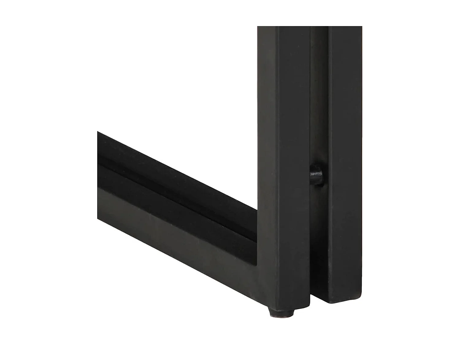 Mesa auxiliar 30 x 30 x 40 cm Madera de mango sólido y metal