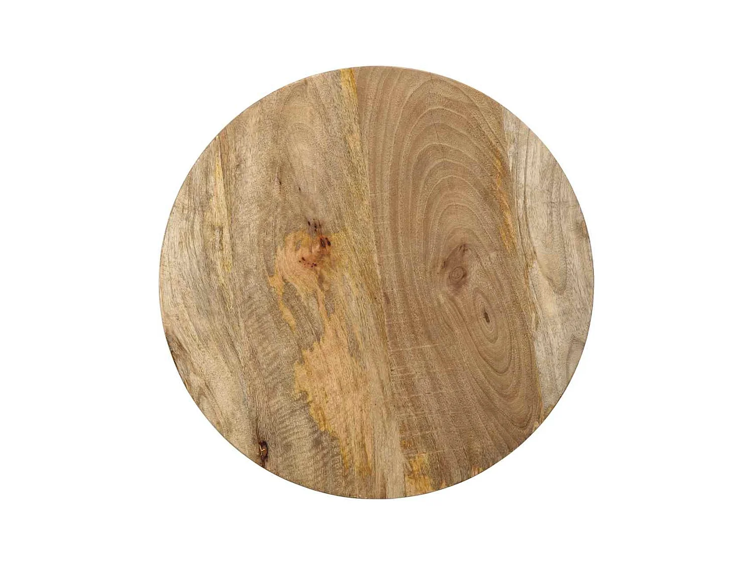 Table d'appoint Ø50x40 cm bois de manguier massif