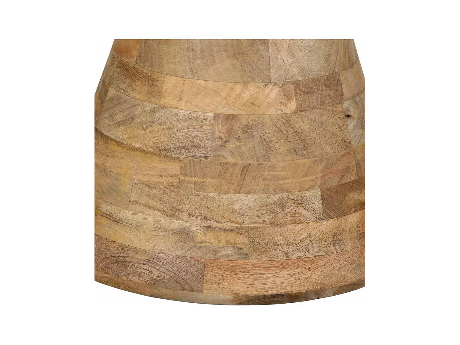 Table d'appoint Ø50x40 cm bois de manguier massif