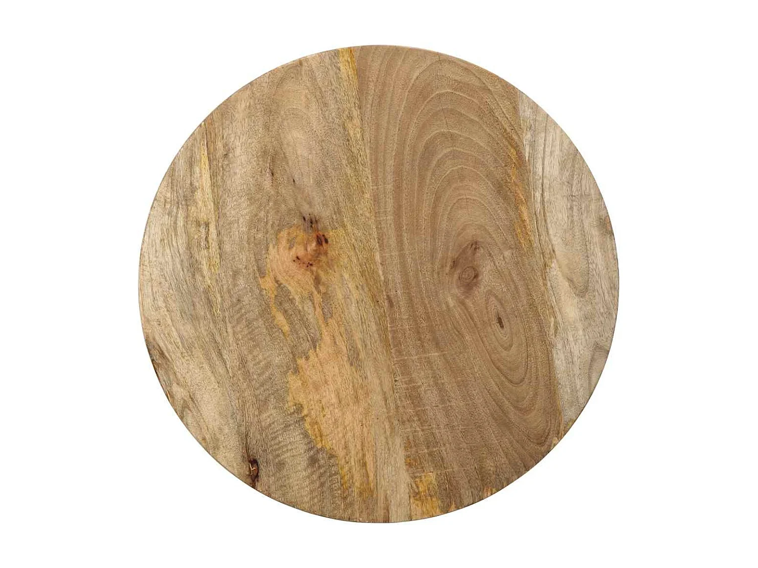 Mesa de apoio Ø50x40 cm madeira de mangueira maciça