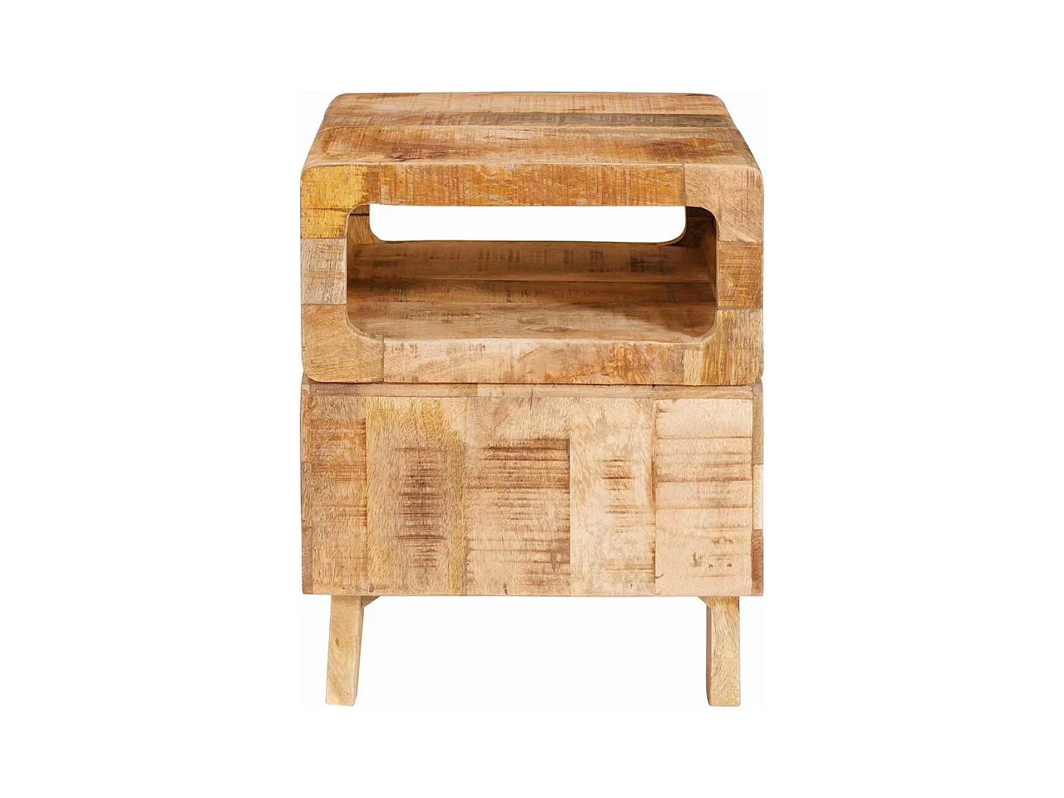 Tables d'appoint Marron 40 x 40 x 49 cm bois de manguier massif