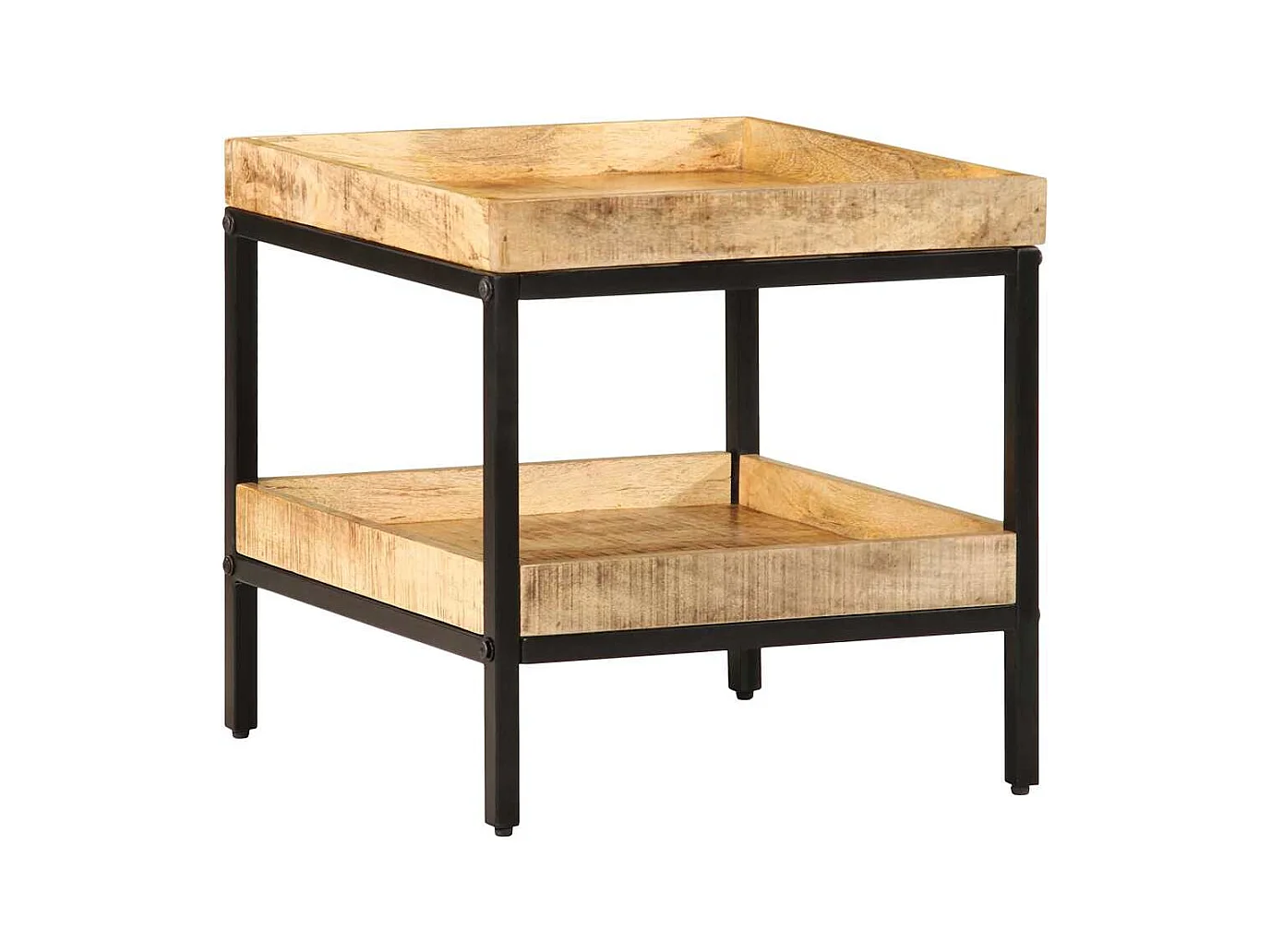 Table d'appoint Marron 45 x 45 x 45 cm bois de manguier massif