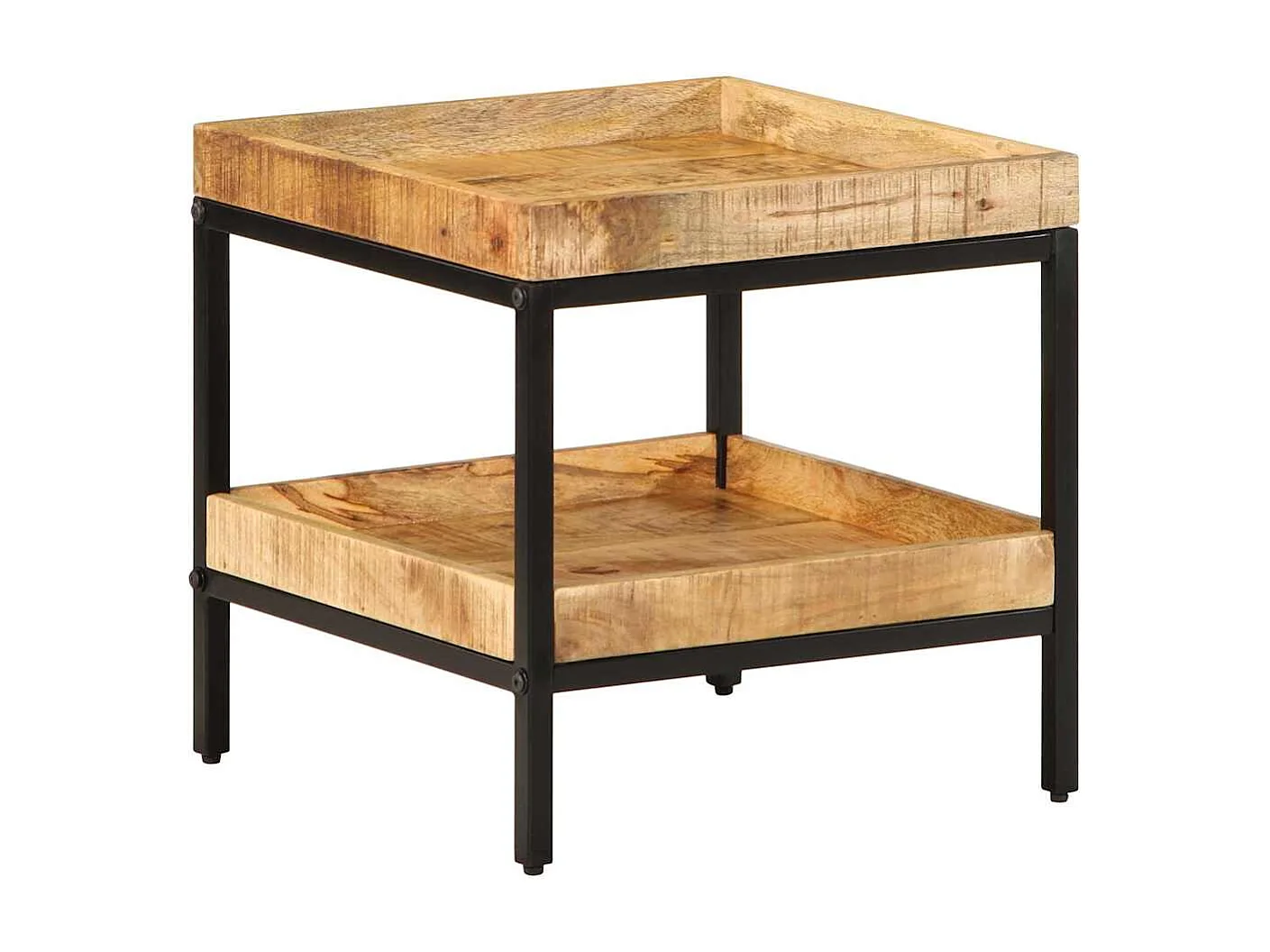 Table d'appoint Marron 45 x 45 x 45 cm bois de manguier massif