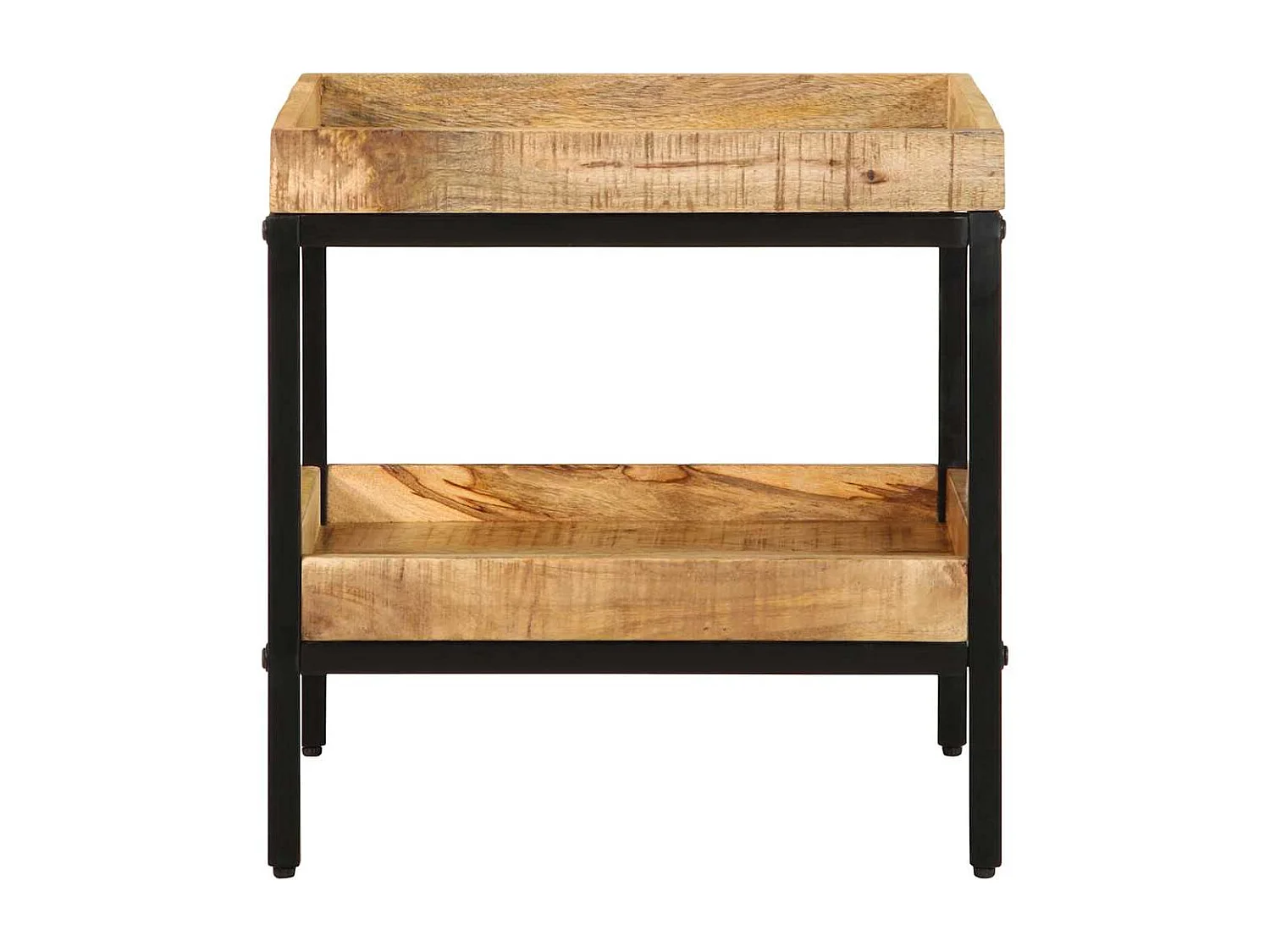 Table d'appoint Marron 45 x 45 x 45 cm bois de manguier massif