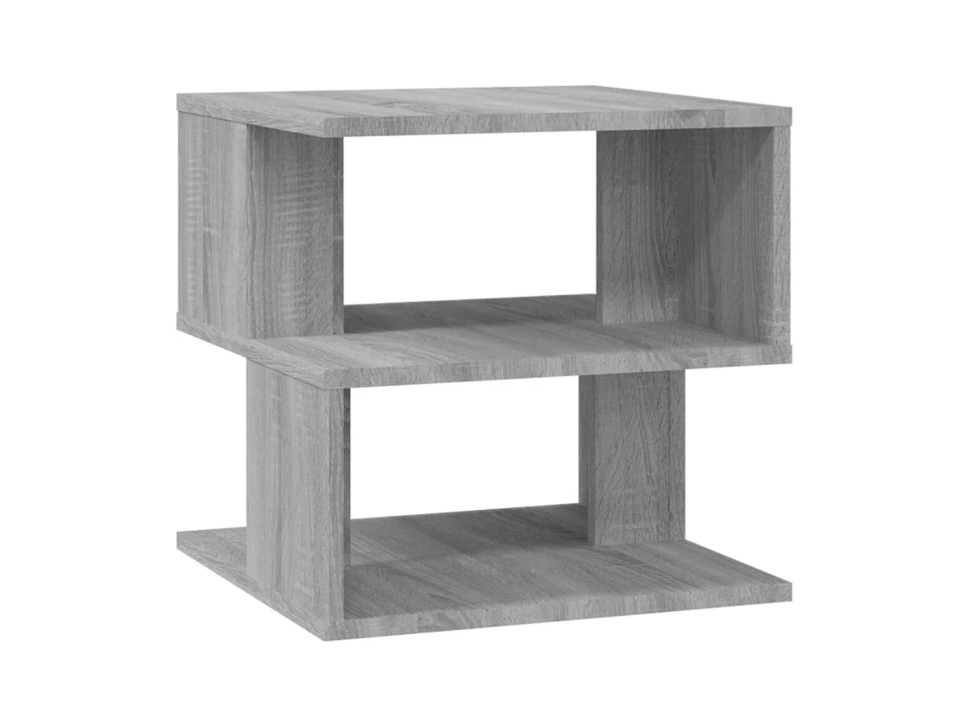 Mesa de apoio 40x40x40 cm derivados madeira cinzento sonoma