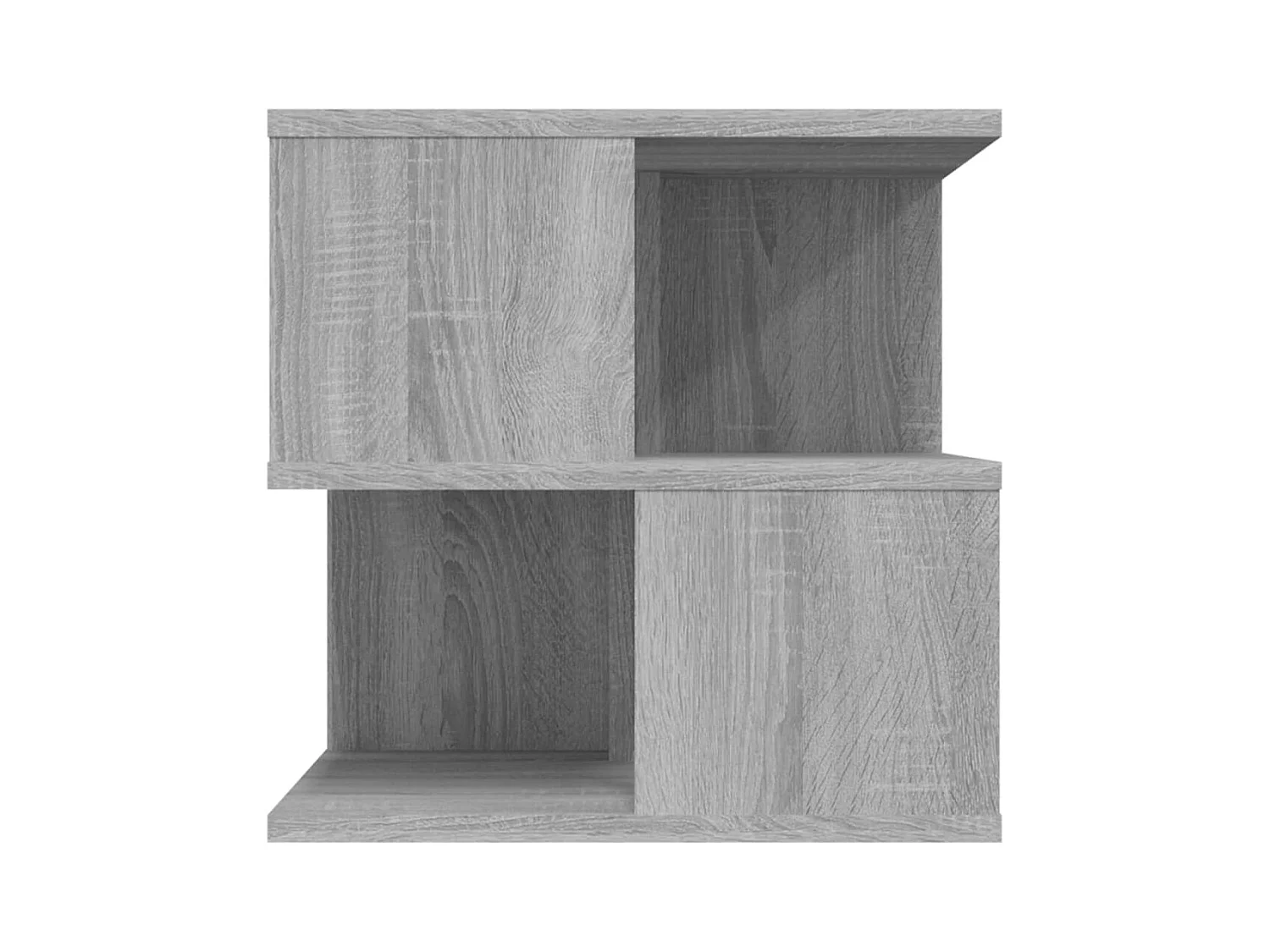 Mesa de apoio 40x40x40 cm derivados madeira cinzento sonoma