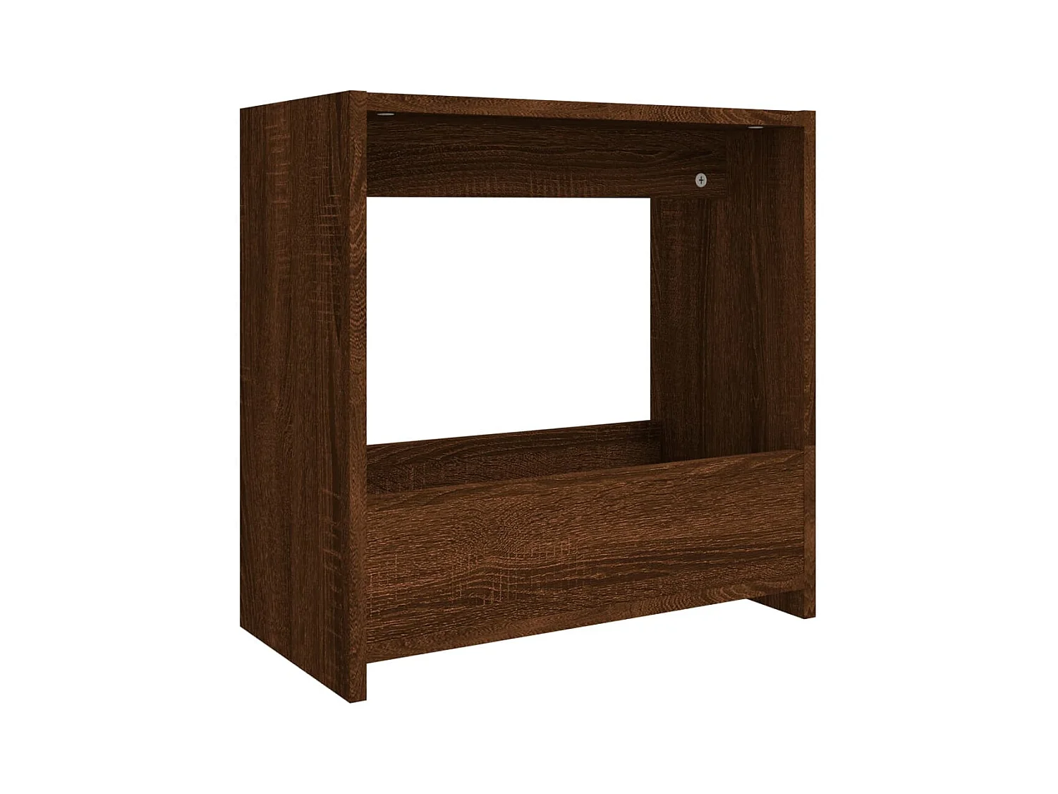 Table d'appoint Chêne marron 50x26x50 cm Bois d'ingénierie