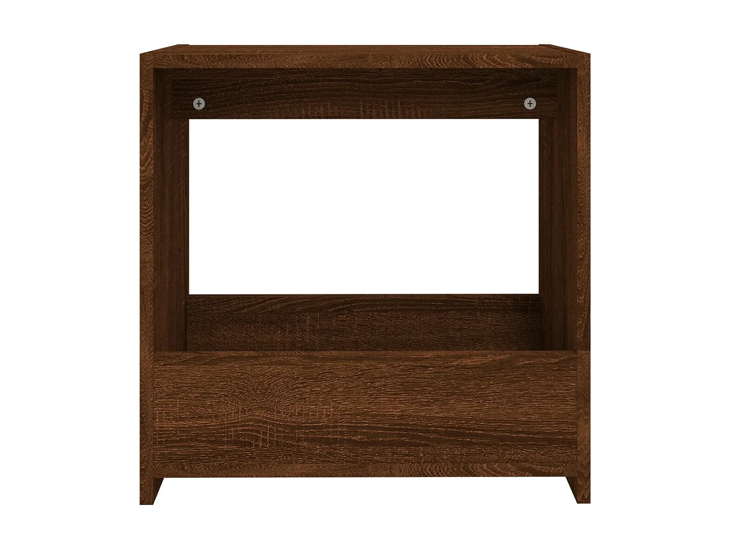 Table d'appoint Chêne marron 50x26x50 cm Bois d'ingénierie