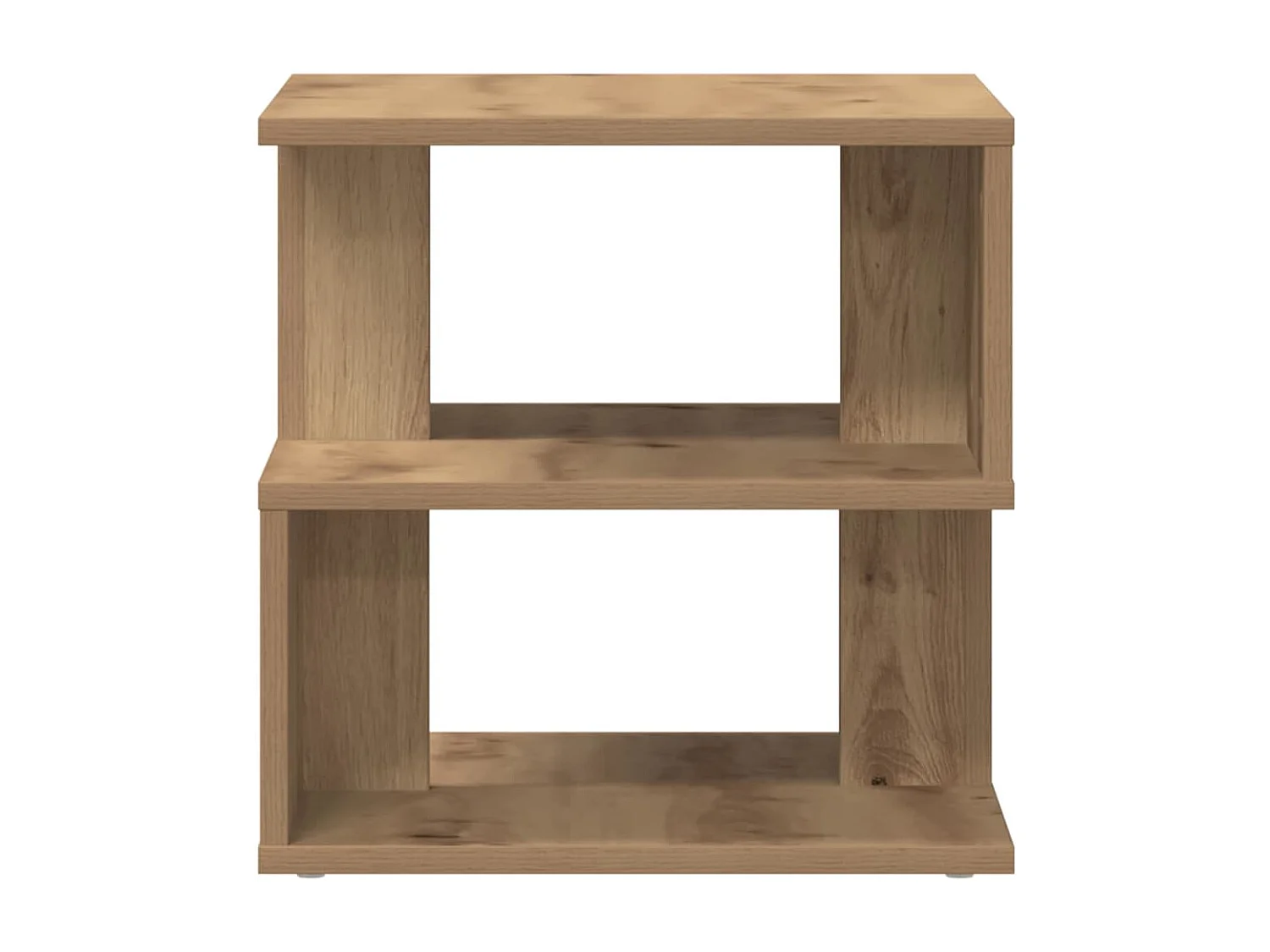 Mesa lateral Roble artisan 40 x 40 x 40 cm Madera contrachapada