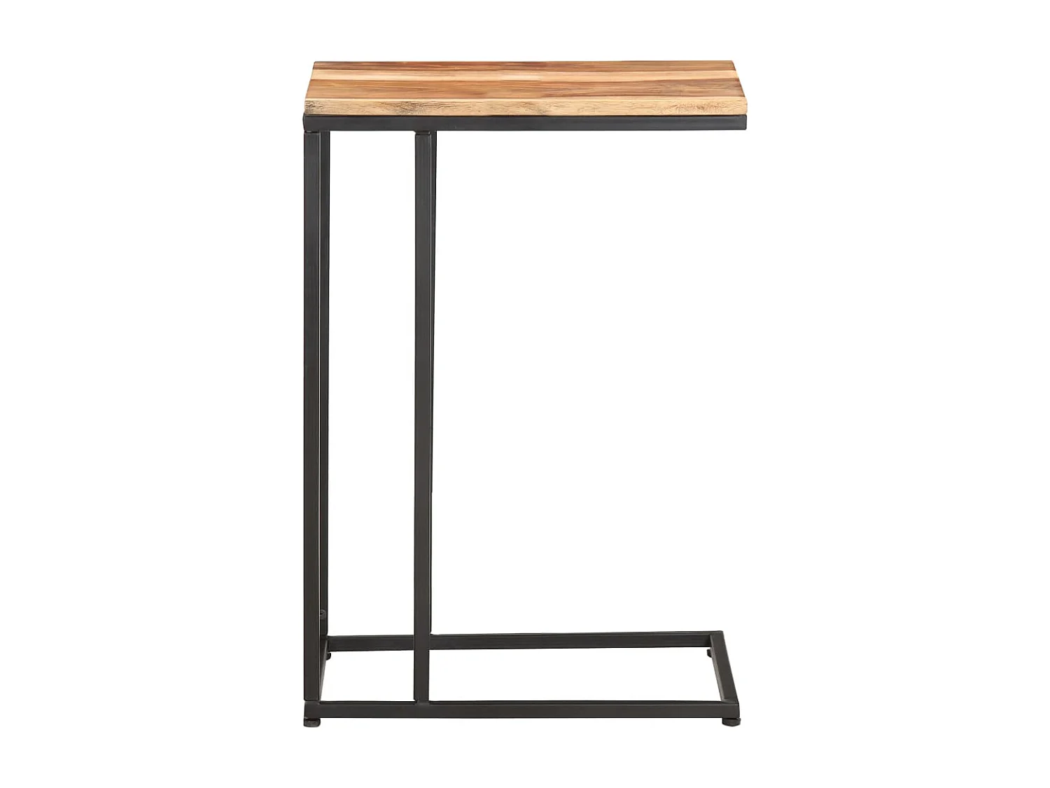 Mesa auxiliar de madera maciza 35x45x65 cm