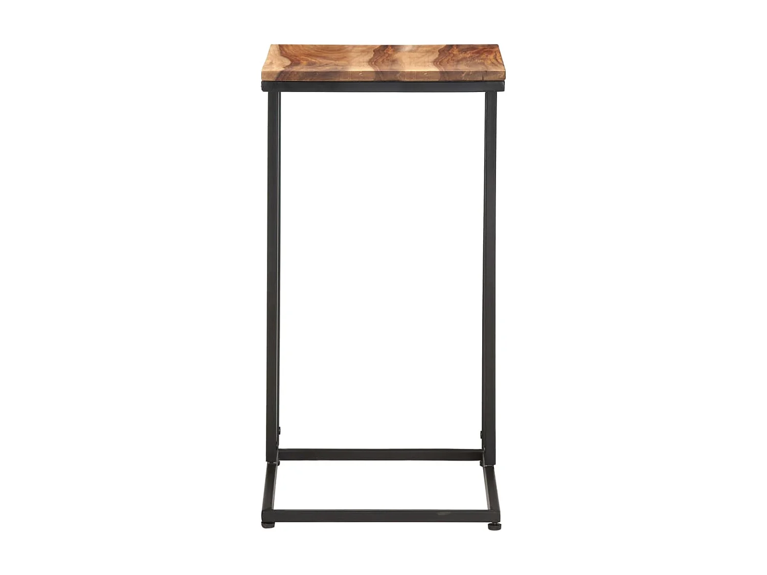 Mesa auxiliar de madera maciza 35x45x65 cm