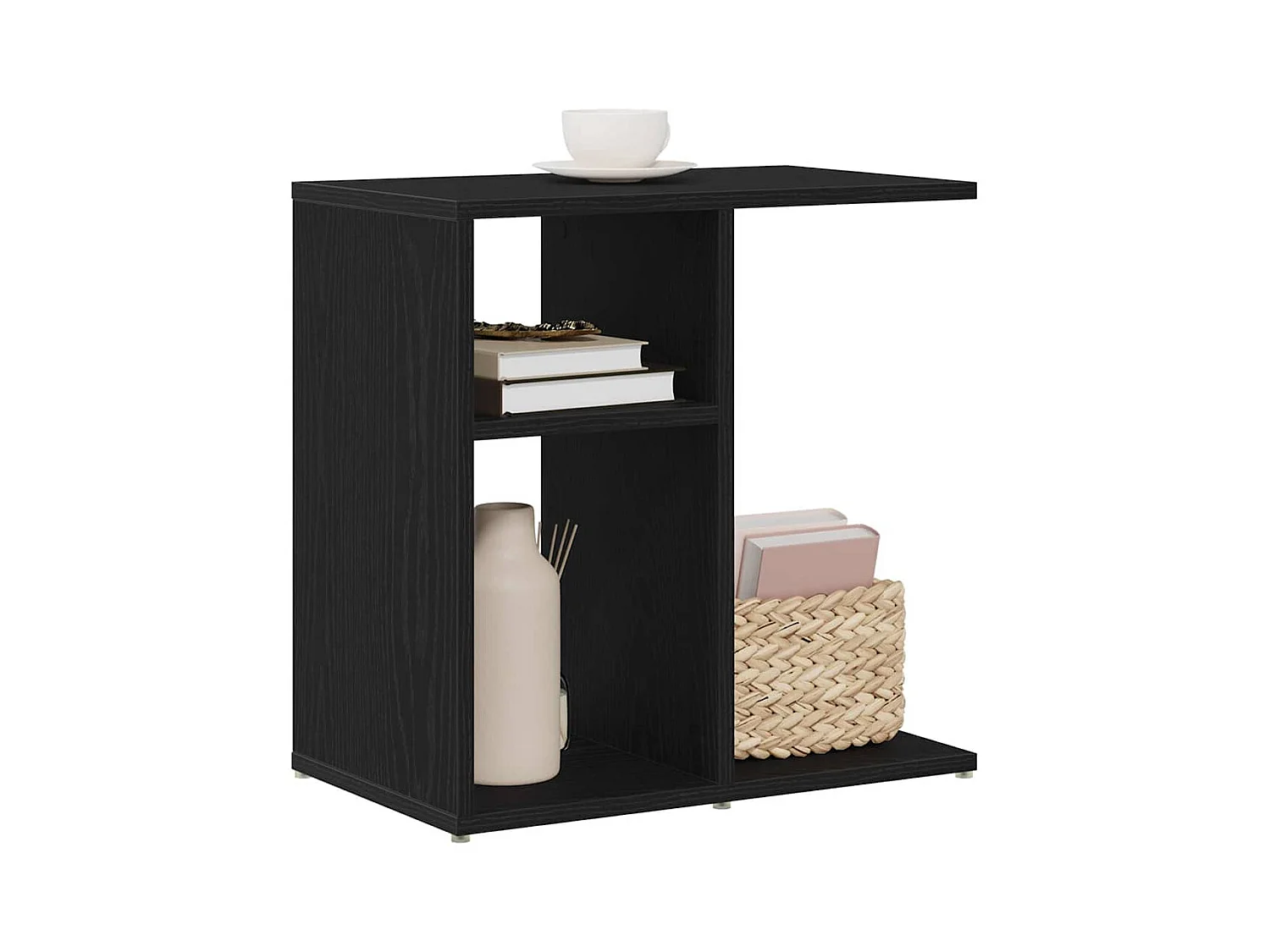 Table d'appoint Chêne noir 50 x 30 x 50 cm Bois d'ingénierie